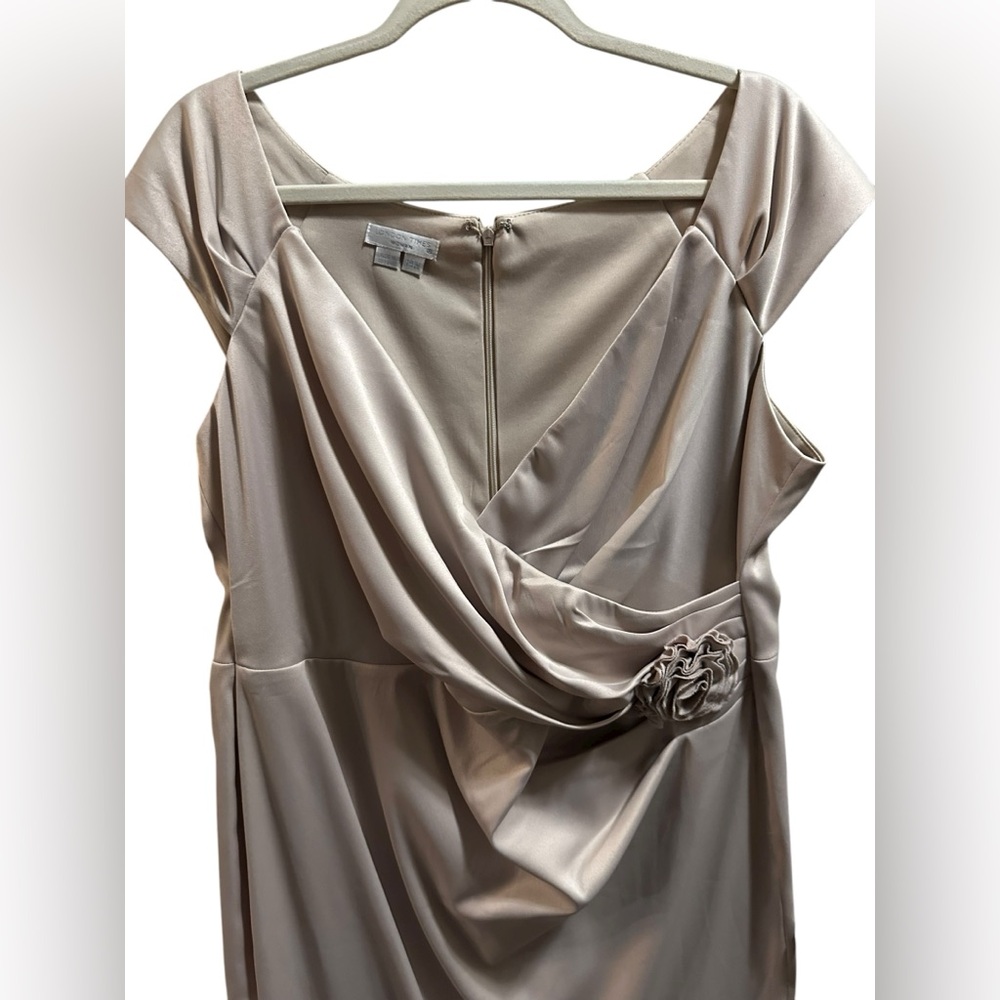 London Times Satin Cocktail Dress size 14 - Picture 8 of 8